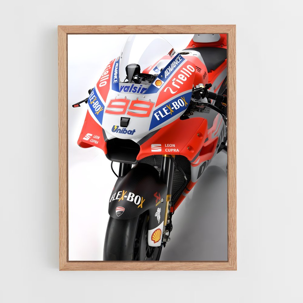 Poster magnifique Desmosedici gp – affiche Ducati (vue 4)